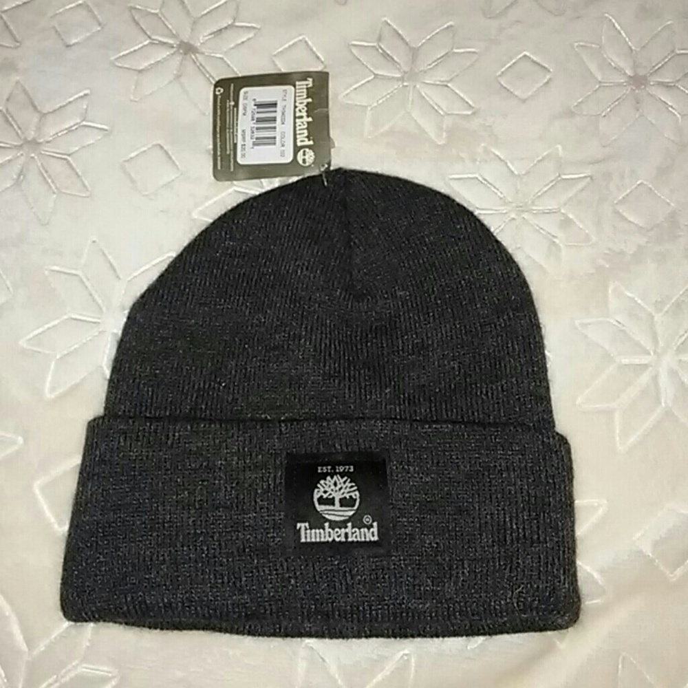 Timberland tight knit rugged beanie